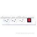 Israel power strip with 3 outlets and surge protector